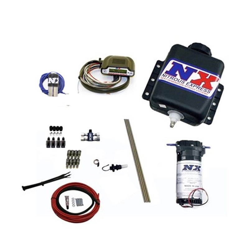 Nitrous Express Direct Port Water Injection 4 Cyl Stage 3 w/Hardlines (15130H)