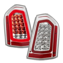 Load image into Gallery viewer, ANZO USA LED Taillights w/ Chrome Sequential Lens, Pair (321344)