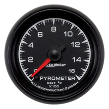 Load image into Gallery viewer, AutoMeter ES 52.4mm Pyrometer 0-1600 Degree F FSE Gauge (5944)