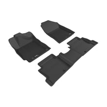 Load image into Gallery viewer, 3D Maxpider KAGU Floor Mat, BLACK, 1ST ROW/2ND ROW (L1HY07101509)