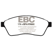 Load image into Gallery viewer, EBC Redstuff Ceramic Low Dust Brake Pads (DP31859C)