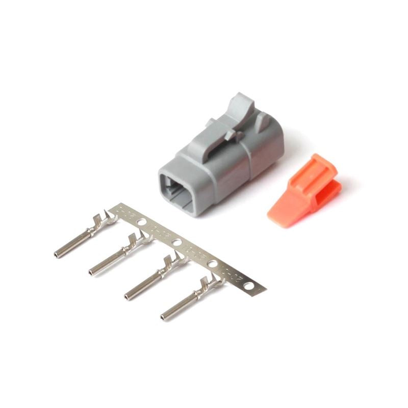 Haltech Plug and Pins Only - Male Deutsch DTM-4 Connector (7.5 Amp) (HT-031002)