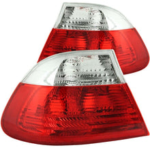 Load image into Gallery viewer, ANZO USA 2000-2003 BMW 3 Series E46 Taillights Red/Clear (221217)