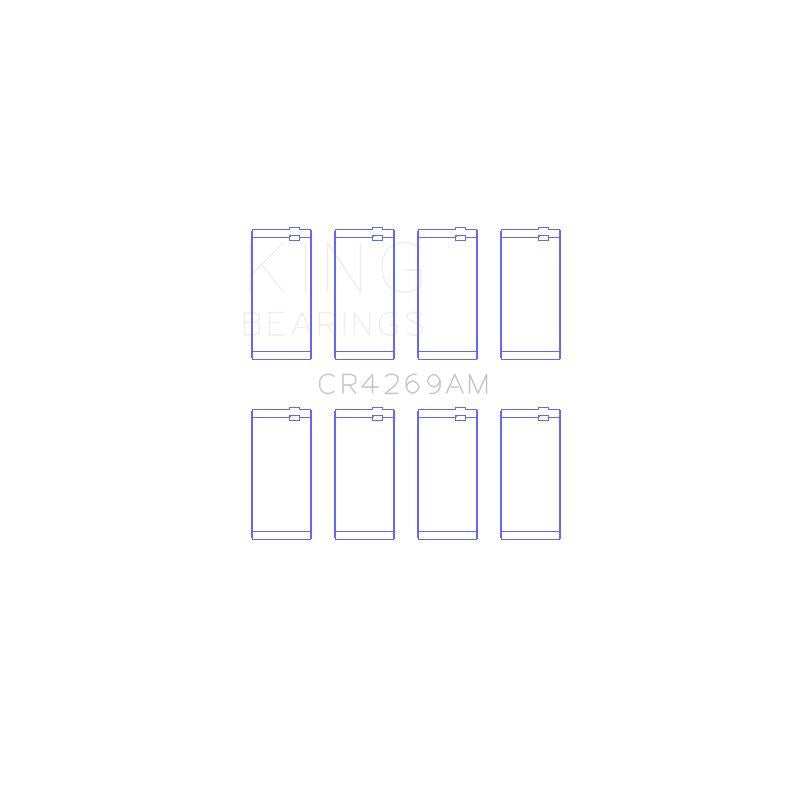 King Engine Bearings Connecting Rod Bearing Set (CR4269AM)