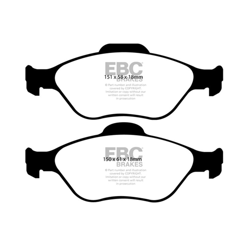 EBC Greenstuff 2000 Series Sport Brake Pads (DP2197/2)