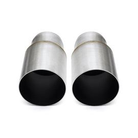 Fabspeed Porsche 981 Cayman GT4 Single-Wall Tips (FS.POR.981GT4.SWTBR)