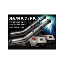 Load image into Gallery viewer, FULL TITANIUM CAT STRAIGHT PIPE KIT EXPREME Ti ZN6/ZC6 TYPE-80 (TB6100-SB03B)