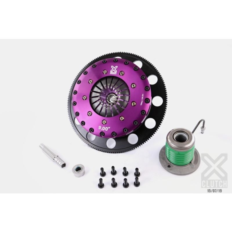 XClutch 05-10 Ford Mustang GT 4.6L 9in Twin Solid Organic Clutch Kit (XKFD23657-2G)