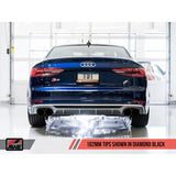 AWE SwitchPath Exhaust for Audi B9 S5 Coupe - Non-Resonated - Diamond Black 102mm Tips (3025-43042)