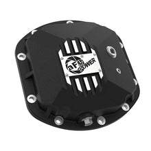 Load image into Gallery viewer, aFe Pro Series Dana 30 Front Differential Cover Black w/ Machined Fins (46-71130B)