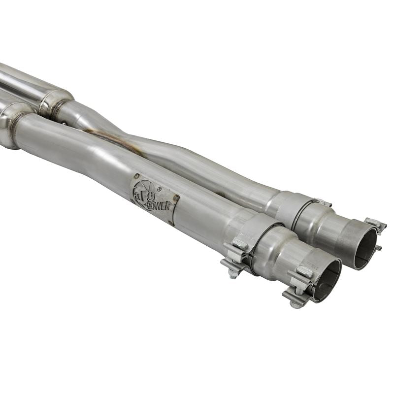 aFe MACH Force-Xp 304 Stainless Steel Cat-Back Exhaust w/ Resonator Black Tip (49-33087-B)