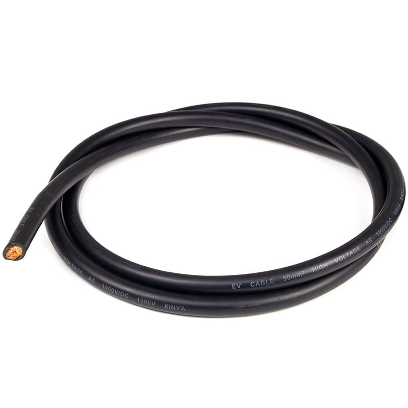 Haltech 1 AWG Battery cable black - Per meter (HT-039222)