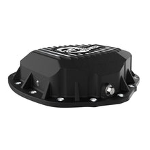 Load image into Gallery viewer, aFe Pro Series Rear Differential Cover Black w/Machined Fins and Gear Oil(td)L5P(46-71261B)