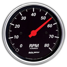 Load image into Gallery viewer, AutoMeter Designer Black 3-3/8in Electrical 8k RPM In-Dash Tachometer (1490)