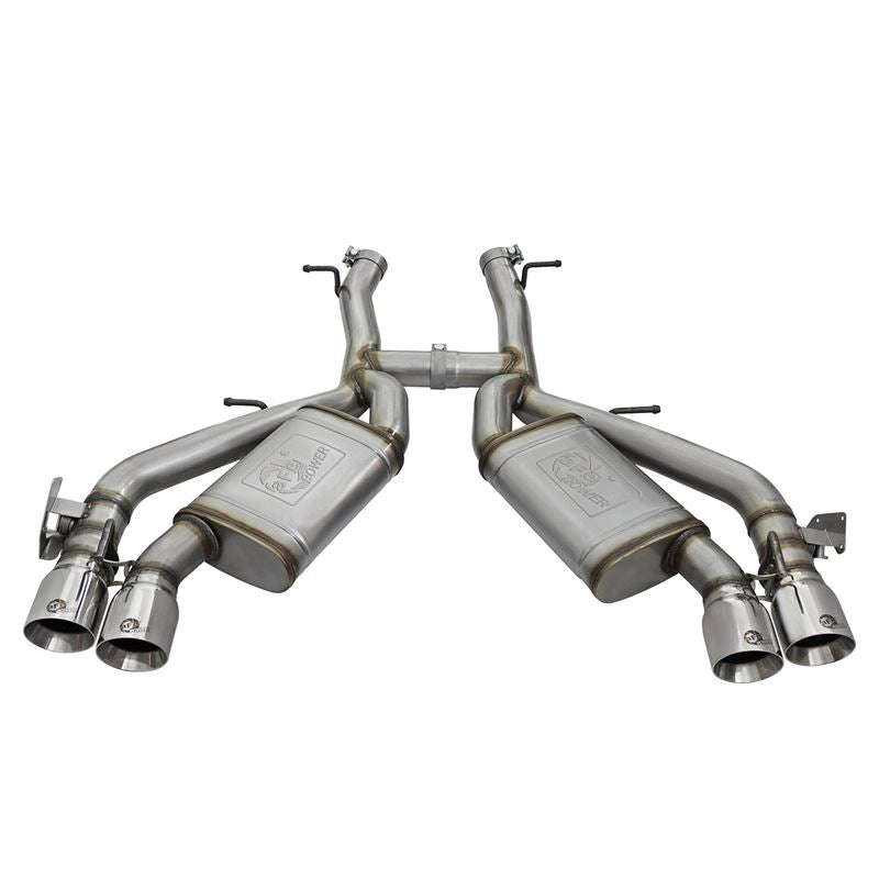 aFe MACH Force-Xp 3 IN 304 Stainless Steel Axle-Back Exhaust System w/Polished Tip (49-34068-P)