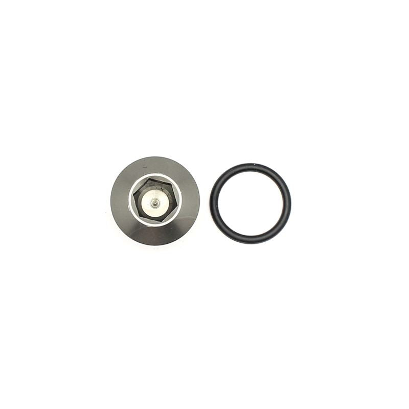 Deatschwerks 8AN ORB Male Plug, Low Profile Internal Allen/Hex (incl O-Ring) (6-02-0718)