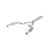 MBRP Exhaust 3in. Cat Back Dual Split Rear Street Version 4.5in. tips AL (S7251AL)