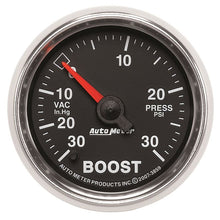 Load image into Gallery viewer, AutoMeter GS 30inhg-30PSI Digital Vac/Boost Gauge (3859)