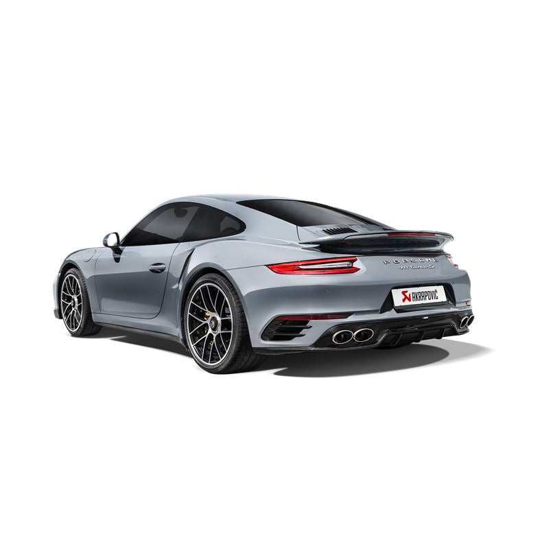 Akrapovic 16-17 Porsche 911 Turbo/Turbo S (991.2) Slip-On Line (Titanium) (Req. Tips/Diffuser) (S-PO/TI/6H)