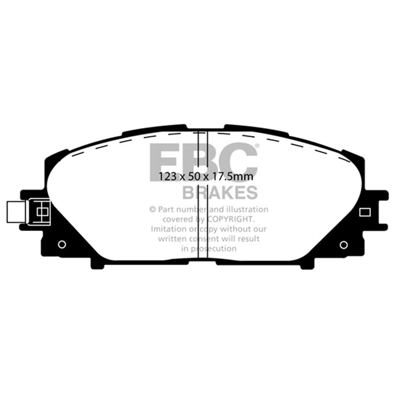 EBC Greenstuff 2000 Series Sport Brake Pads (DP21817)