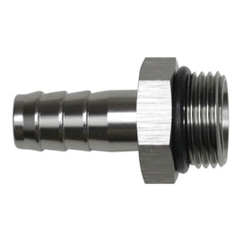 DeatschWerks 10AN ORB Male to 1/2in Male Triple Barb Fitting (Incl O-Ring) - Anodized DW Titanium(6-02-0518)