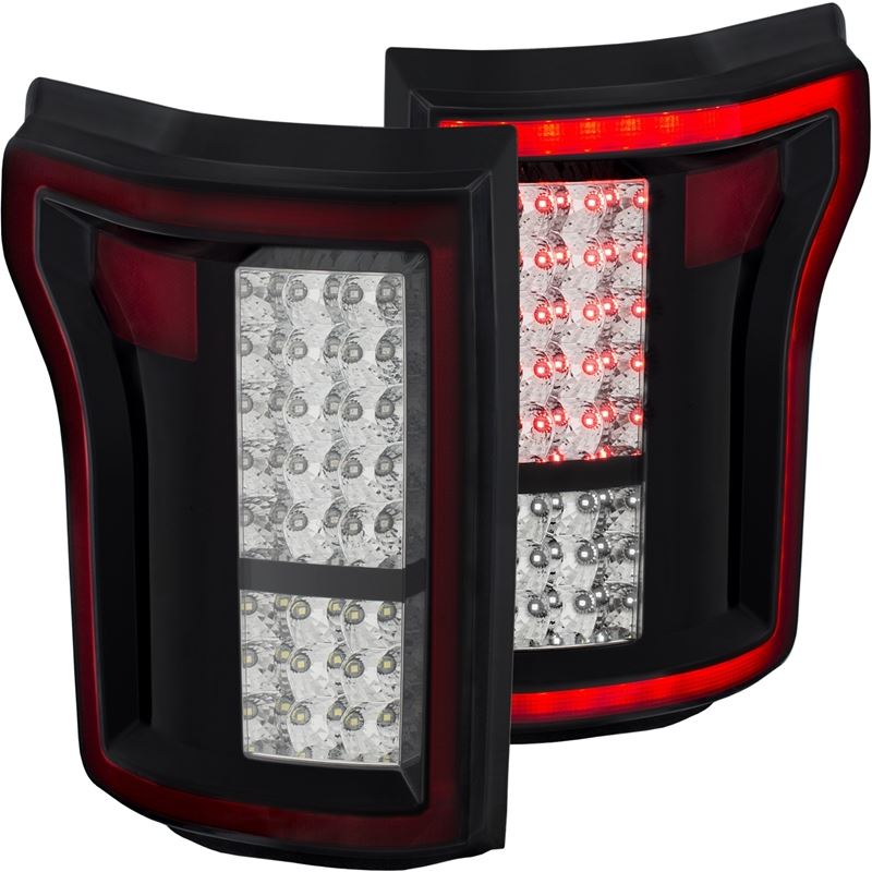 ANZO USA 2015-2016 Ford F-150 LED Taillights Red/Clear (311262)