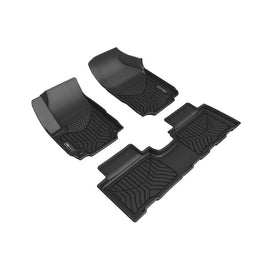 3D Maxpider MAXTRAC Floor Mat, BLACK, 1ST ROW/2ND ROW (A5CH08501809)