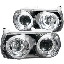 Load image into Gallery viewer, ANZO USA 1994-1997 Acura Integra Projector Headlights w/ Halo Chrome (121004)