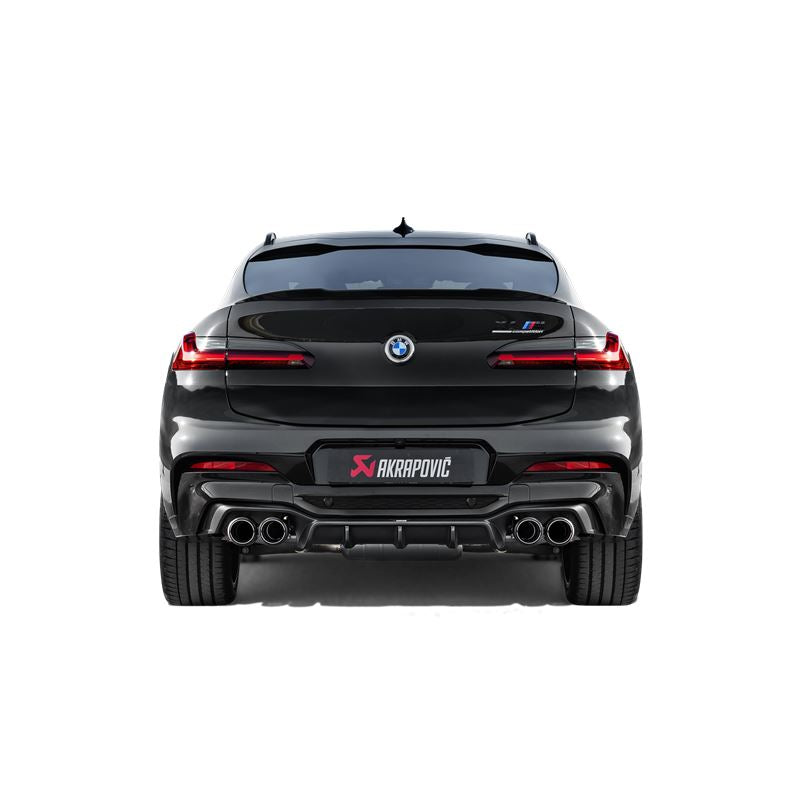 Akrapovic Rear Carbon Fiber Diffuser - High Gloss for 2020-2020 BMW X4 M(DI-BM/CA/6)