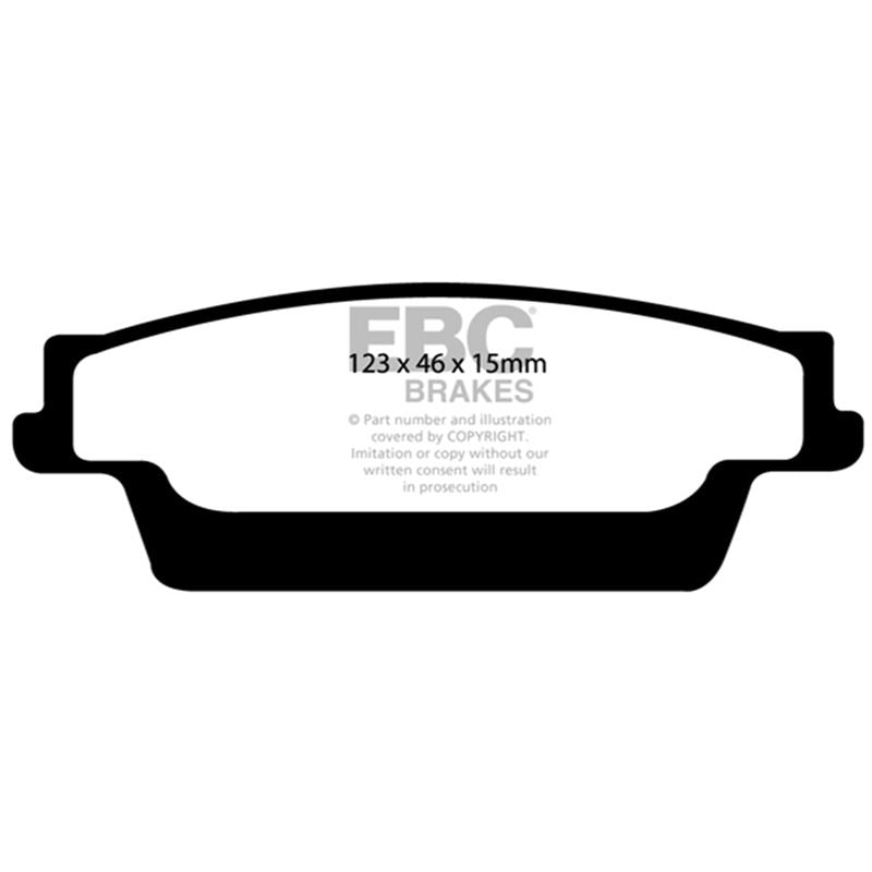 EBC Yellowstuff Street And Track Brake Pads (DP41693R)