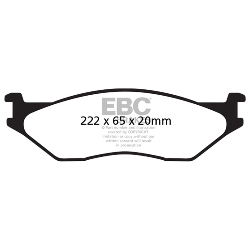 EBC Yellowstuff Street And Track Brake Pads (DP41653R)