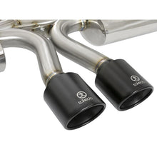 Load image into Gallery viewer, Takeda 3 IN 304 Stainless Steel Cat-Back Exhaust w/ Center Black Tips (49-36618-B)