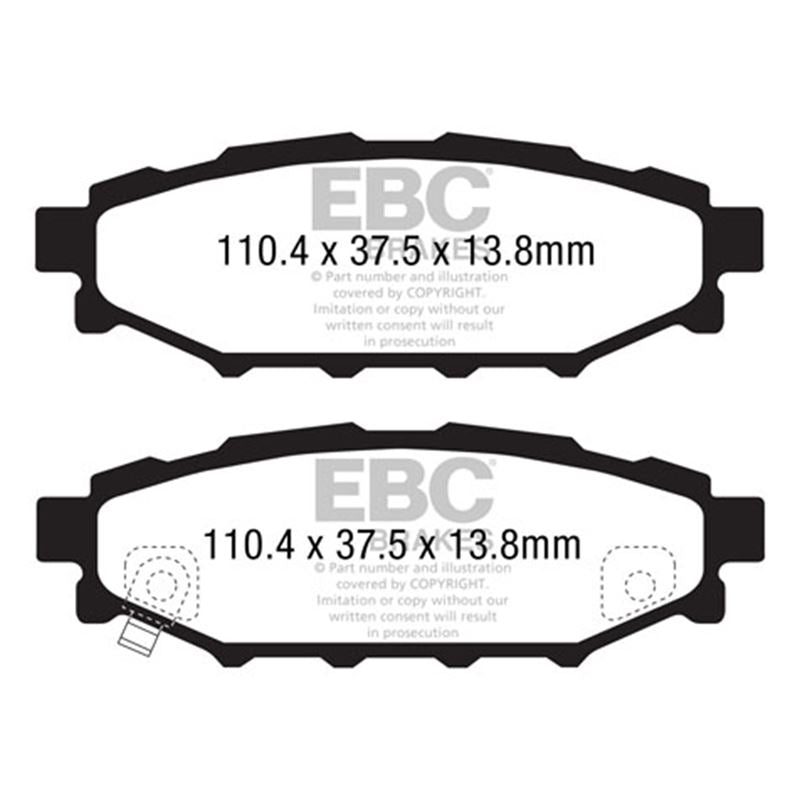 EBC Greenstuff 2000 Series Sport Brake Pads (DP21584)