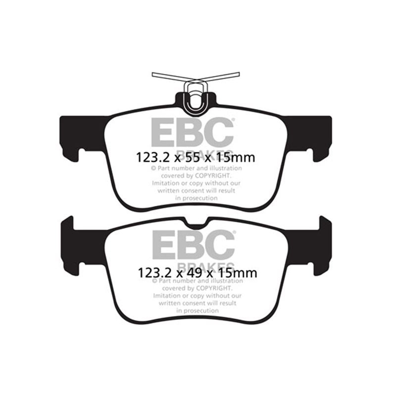 EBC Greenstuff 2000 Series Sport Brake Pads (DP22160)