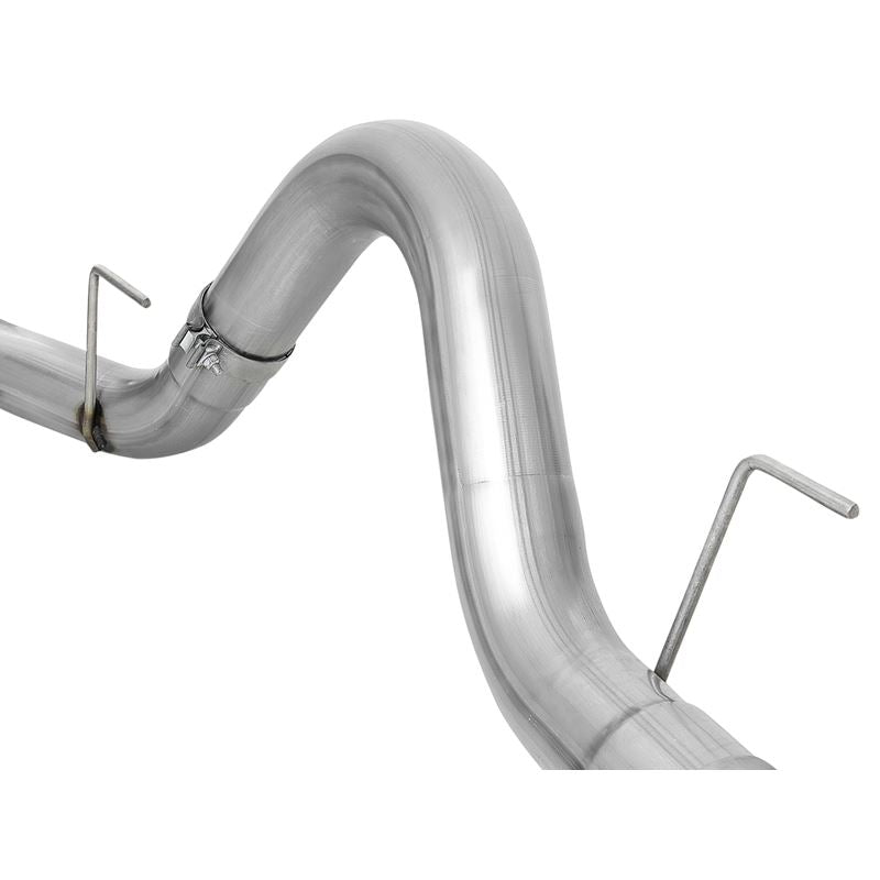 aFe Atlas 4 IN Aluminized Steel DPF-Back Exhaust System w/ Black Tip (49-03106-B)