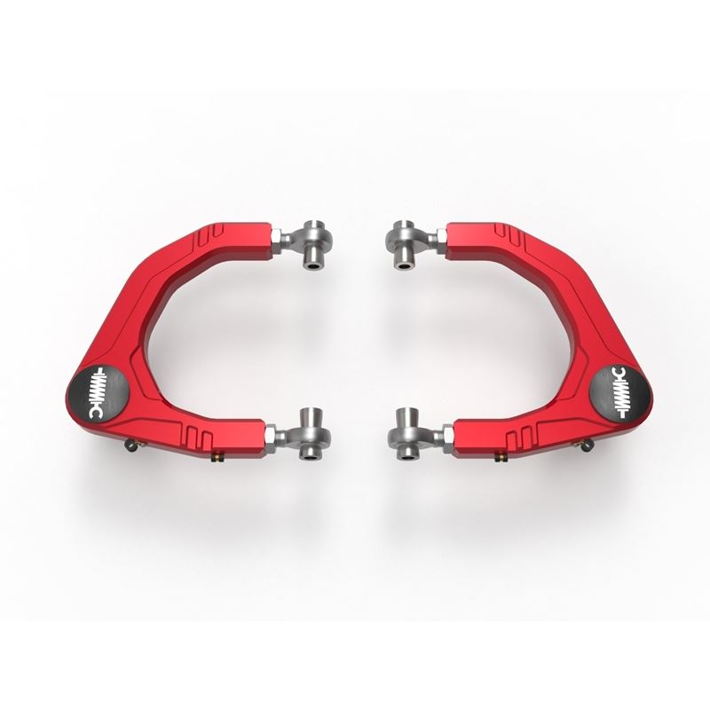 aFe Power Control Upper Control Arms - Red Anodized Billet Aluminum for 05-23 Toyota Tacoma (460-72T005-R)