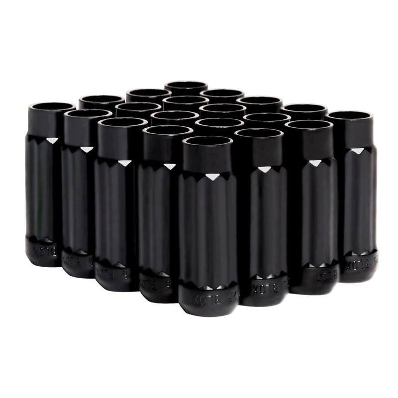 Blox Racing 12-Sided P17 Tuner Lug Nuts 12x1.25 - Chrome Steel - Set of 16 (BXAC-00144-CH)