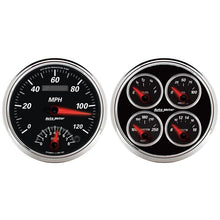 Load image into Gallery viewer, AutoMeter 5inch Kit Box - Tach Speedo Combo / Oil Pressure / Water Temp / Volt / Fuel Level (1204)