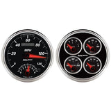 AutoMeter 5inch Kit Box - Tach Speedo Combo / Oil Pressure / Water Temp / Volt / Fuel Level (1204)