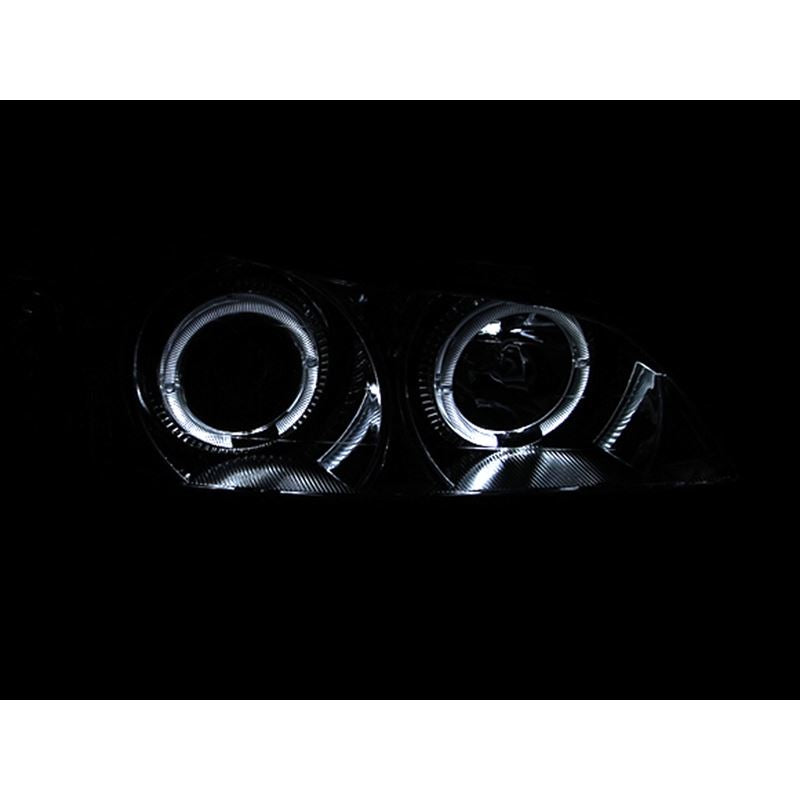 ANZO USA 2000-2004 Infiniti I30 Projector Headlights w/ Halo Chrome (121078)