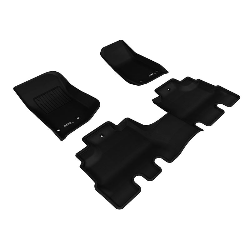 3D Maxpider KAGU Floor Mat, BLACK, 1ST ROW/2ND ROW (L1JP01101509)