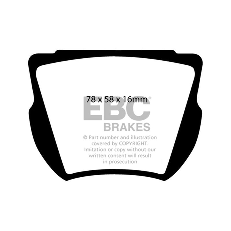 EBC Greenstuff 2000 Series Sport Brake Pads (DP2134)