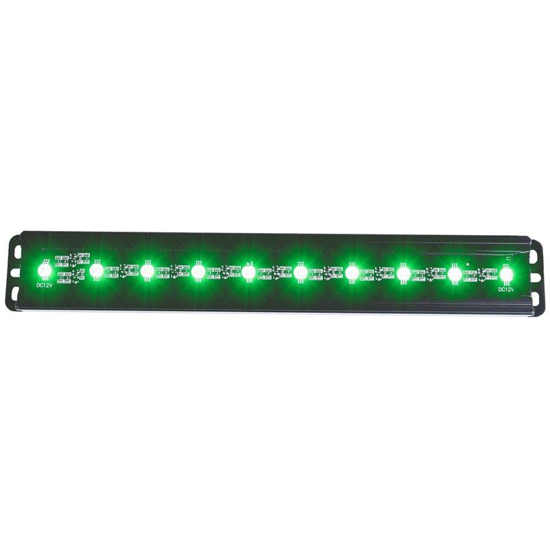 ANZO USA Universal 12in Slimline LED Light Bar (Green) (861151)