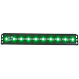 ANZO USA Universal 12in Slimline LED Light Bar (Green) (861151)