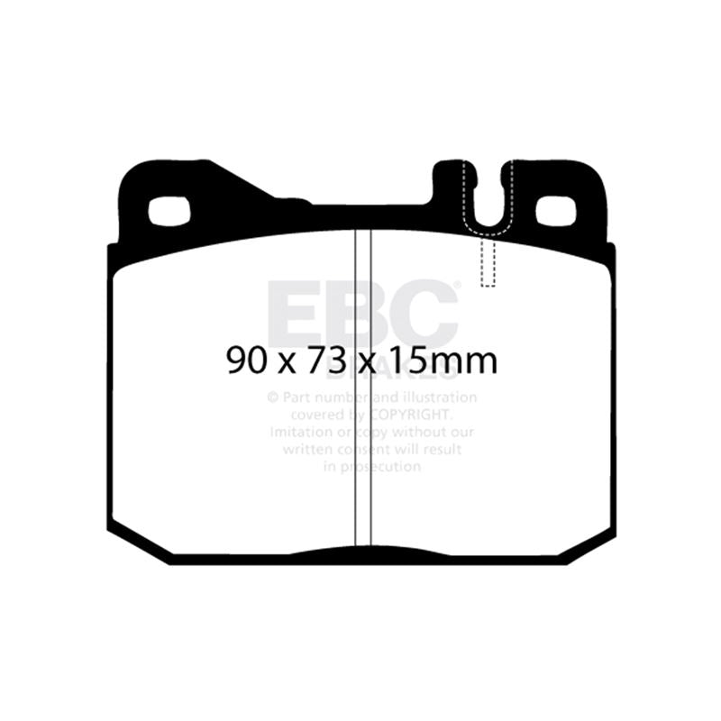 EBC Greenstuff 2000 Series Sport Brake Pads (DP2261)