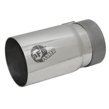 Load image into Gallery viewer, aFe MACH Force-Xp 304 Stainless Steel Clamp-on Exhaust Tip Polished Right Side Exit (49T35404-P07)