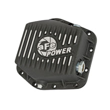 Load image into Gallery viewer, aFe Pro Series Rear Differential Cover Black w/ Machined Fins (DANA 12-Bolt) (46-70302)