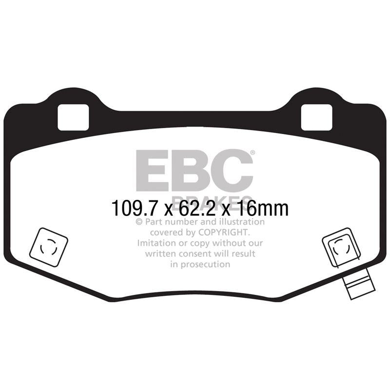 EBC Redstuff Ceramic Low Dust Brake Pads (DP33056C)