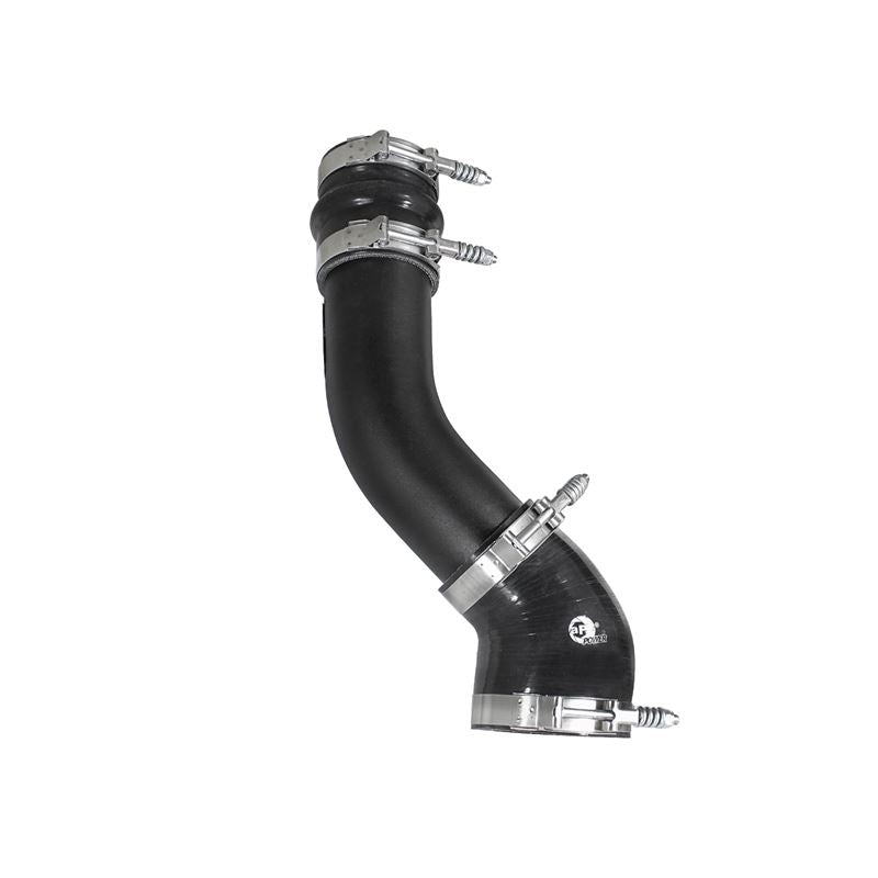 aFe BladeRunner 3 IN Aluminum Hot Charge Pipe Black (46-20068-B)