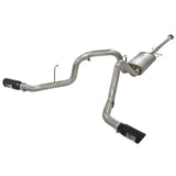 aFe MACH Force-Xp 3 IN 409 Stainless Steel Cat-Back Exhaust System w/Black Tip (49-43056-B)